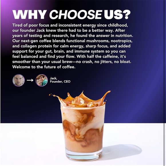 Bundle of 2 New and Sealed - The Mushroom Coffee by Everyday Dose Premium - Picture 5 of 10